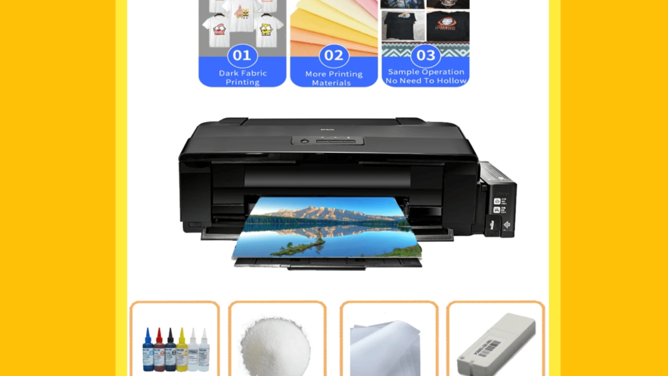 A3 L1800 Desktop DTF Printer