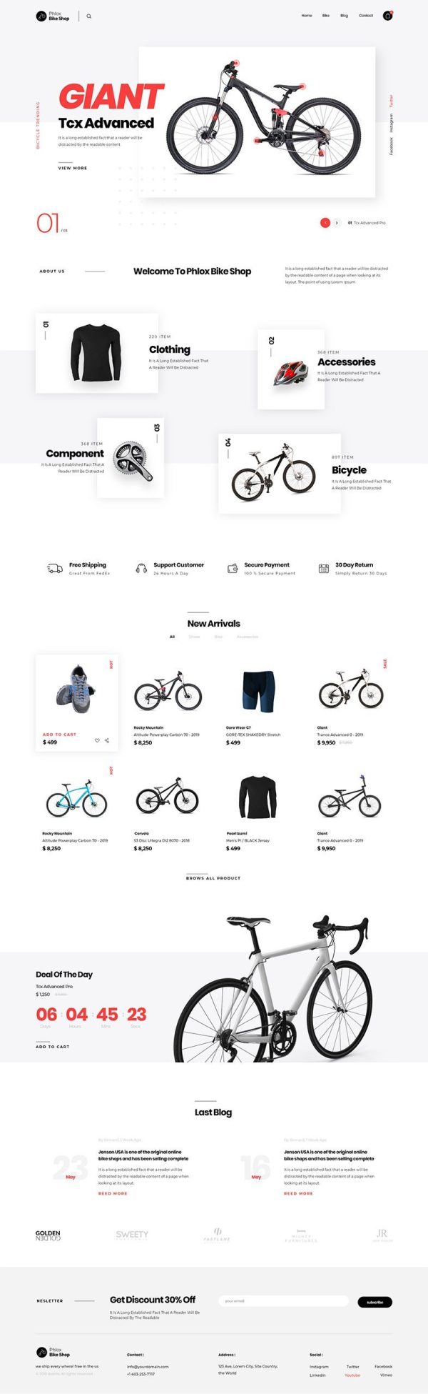 Custom Bicycle Website Making Service