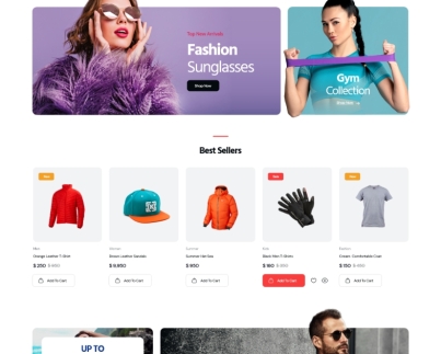 Custom Clothing Shopping Website Development Service