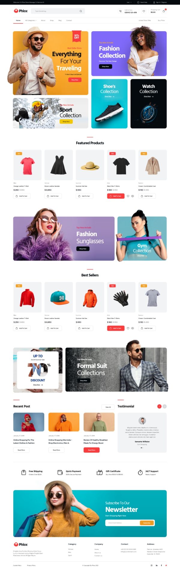 Custom Clothing Shopping Website Development Service