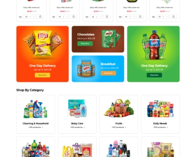 Custom Grocery Website Development Service