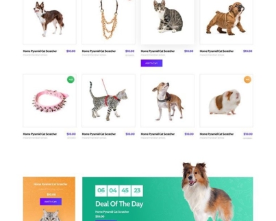 Custom Pet Shop Website Making Service